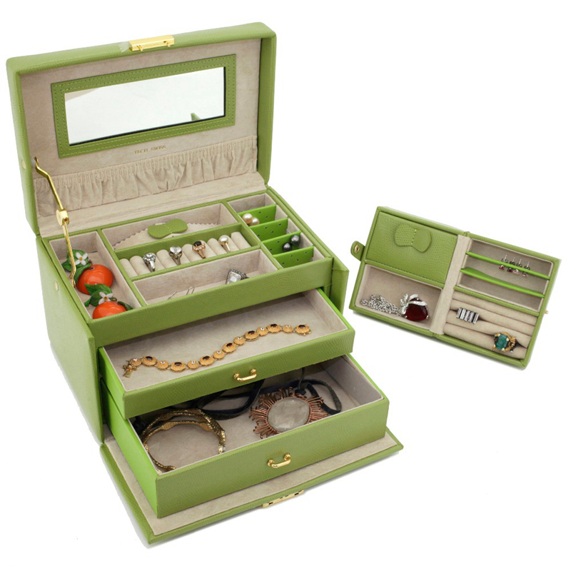 leatherette jewelry box