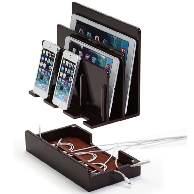 high gloss multi-device charging station