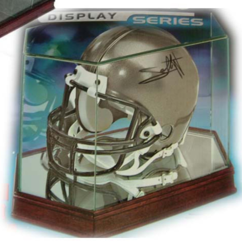 Football Helmet Glass Display case